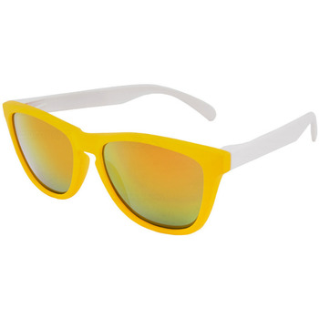 Hodinky & Bižuterie sluneční brýle Veyrey Sluneční brýle Nerd Cool žluto-bílá Žlutá