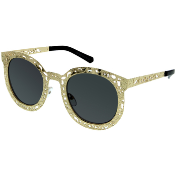 Hodinky & Bižuterie Ženy sluneční brýle Oem Dámské sluneční brýle oválné Vintage zlatá 