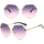 Hodinky & Bižuterie Ženy sluneční brýle Sunblock Dámské sluneční brýle lenonky Donna Zlatá