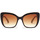 Hodinky & Bižuterie Ženy sluneční brýle Sunblock Dámské sluneční brýle cat-eye Hustadvika Hnědá