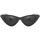 Hodinky & Bižuterie Ženy sluneční brýle Sunblock Dámské sluneční brýle cat-eye Fjord Černá