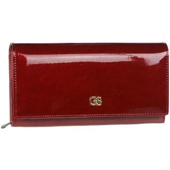 Taška Muži Náprsní tašky Grosso Kožená dámská peněženka RFID červená v dárkové krabičce červená