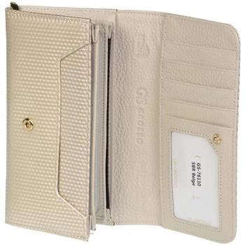 Grosso Kožená dámská peněženka RFID béžová v dárkové krabičce Béžová