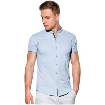 Textil Muži Košile s dlouhymi rukávy Ombre Pánská košile Conway modrá Modrá