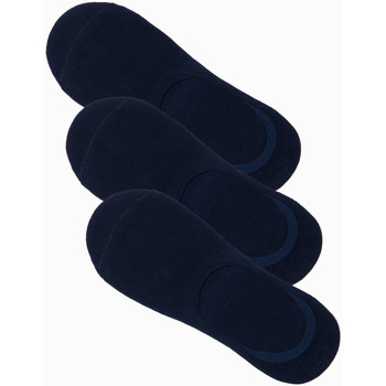 Ombre Pánské ponožky Alvar navy 3 pack Tmavě modrá
