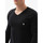 Textil Muži Trička s krátkým rukávem Ombre Pánské basic tričko s dlouhým rukávem Quirin Černá