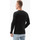 Textil Muži Trička s krátkým rukávem Ombre Pánské basic tričko s dlouhým rukávem Quirin Černá