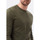 Textil Muži Trička s krátkým rukávem Ombre Pánské basic tričko s dlouhým rukávem Hippolyt Zelená