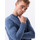 Textil Muži Trička s krátkým rukávem Ombre Pánské basic tričko s dlouhým rukávem Hippolyt Tmavě modrá