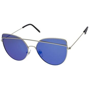 Hodinky & Bižuterie Ženy sluneční brýle Oem Dámské sluneční brýle pilotky Giant modrá Šedá