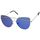 Hodinky & Bižuterie Ženy sluneční brýle Oem Dámské sluneční brýle pilotky Giant modrá Šedá