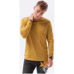 Textil Muži Trička s krátkým rukávem Ombre Pánské basic tričko s dlouhým rukávem Hippolyt Oranžová