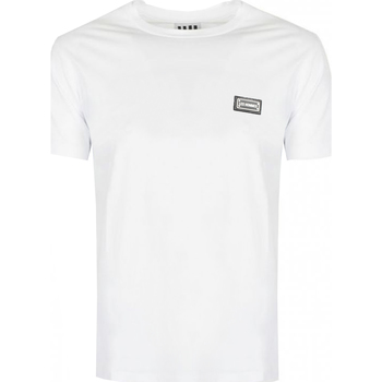 Textil Muži Trička s krátkým rukávem Les Hommes LKT100 703 | Regular Fit Mercerized Cotton T-Shirt Bílá