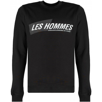 Textil Muži Mikiny Les Hommes LLH401-758P | Round Neck Sweater Černá