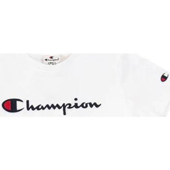 Textil Chlapecké Trička s krátkým rukávem Champion  Bílá