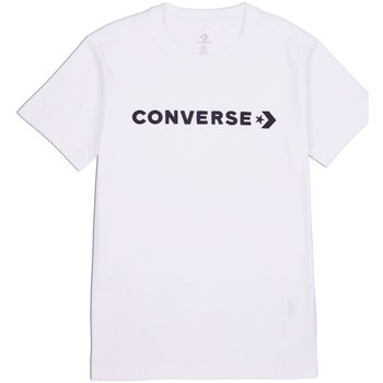 Textil Ženy Trička s krátkým rukávem Converse Glossy Wordmark Bílá