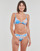 Textil Ženy Bikini Roxy PT ROXY LOVE THE SURF KNOT SET Modrá / Bílá / Růžová