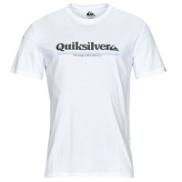 Textil Muži Trička s krátkým rukávem Quiksilver BETWEEN THE LINES SS Bílá / Modrá