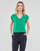 Textil Ženy Trička s krátkým rukávem Pieces PCBILLO TEE LUREX STRIPES Zelená