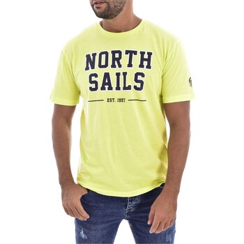 Textil Muži Trička s krátkým rukávem North Sails 2406 Žlutá