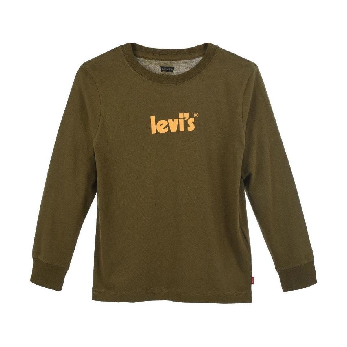 Textil Chlapecké Trička s krátkým rukávem Levi's  Zelená