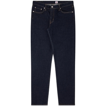 Edwin Kalhoty Regular Tapered Jeans - Blue Rinsed - Modrá