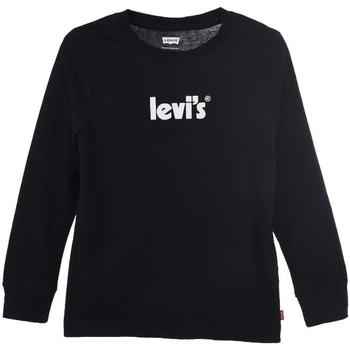 Textil Chlapecké Trička s krátkým rukávem Levi's  Černá