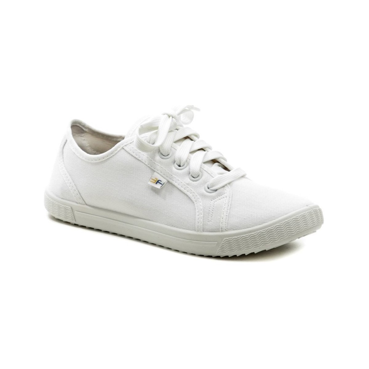 Boty Děti Multifunkční sportovní obuv 3F bílé plátěné tenisky 5FI-N2 Bílá