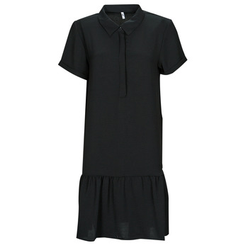 Textil Ženy Krátké šaty JDY JDYLION S/S PLACKET DRESS Černá