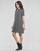 Textil Ženy Krátké šaty JDY JDYLION S/S PLACKET DRESS Černá / Bílá