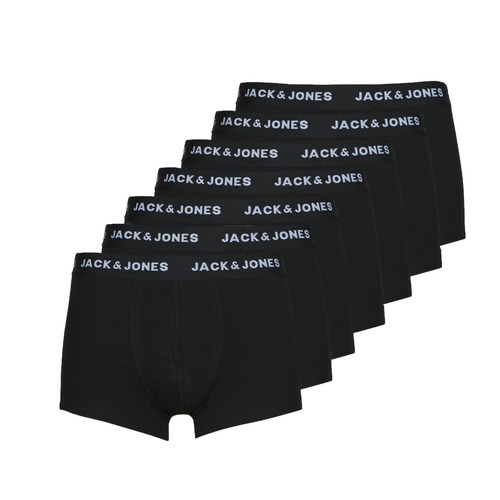 Spodní prádlo Muži Boxerky Jack & Jones JACHUEY TRUNKS X7 Černá