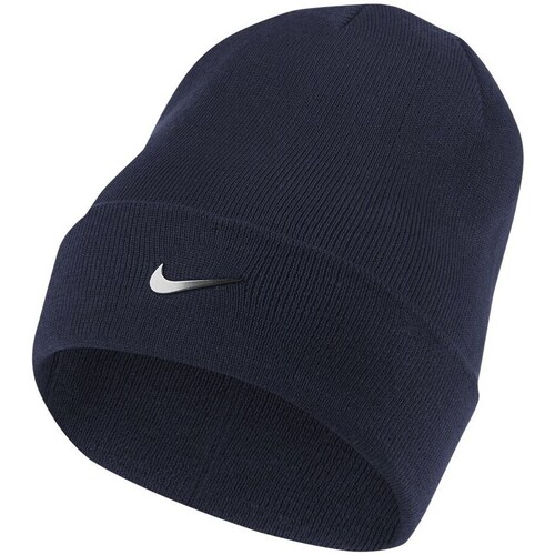 Textilní doplňky Čepice Nike Cuffed Swoosh Tmavě modrá