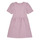 Textil Dívčí Krátké šaty Name it NMFFANN SS DRESS Fialová / Bílá