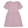 Textil Dívčí Krátké šaty Name it NMFFANN SS DRESS Fialová / Bílá