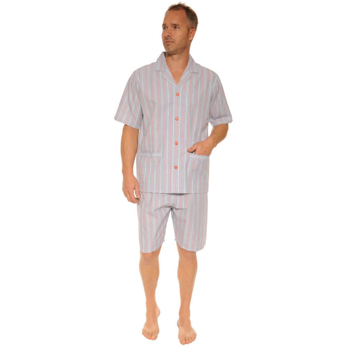 Textil Muži Pyžamo / Noční košile Christian Cane EVAN Modrá