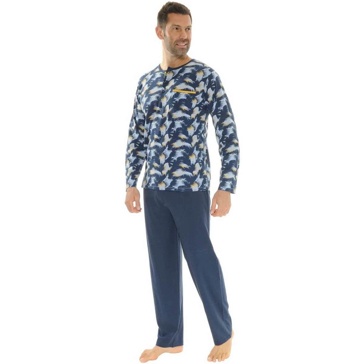 Textil Muži Pyžamo / Noční košile Christian Cane NIL Modrá