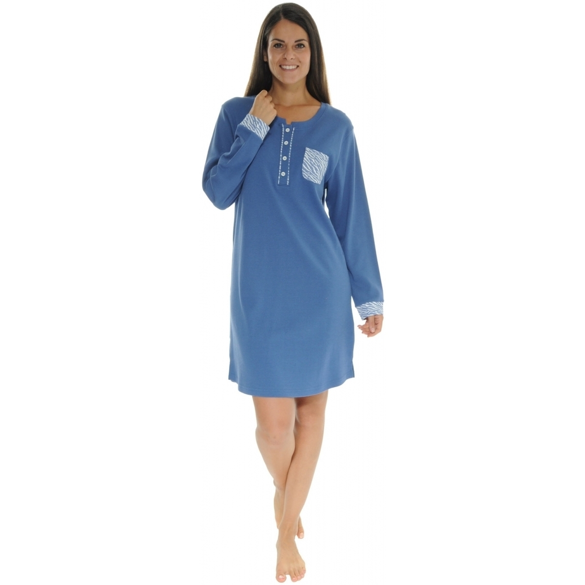 Textil Ženy Pyžamo / Noční košile Christian Cane JESS Modrá