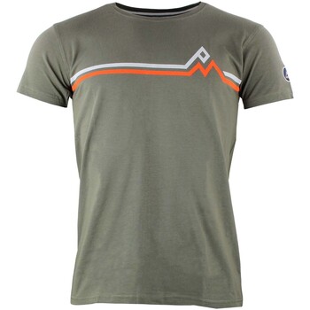 Textil Muži Trička s krátkým rukávem Peak Mountain T-shirt manches courtes homme CASA Zelená