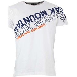 Textil Muži Trička s krátkým rukávem Peak Mountain T-shirt manches courtes homme CYCLONE Bílá
