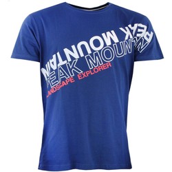 Textil Muži Trička s krátkým rukávem Peak Mountain T-shirt manches courtes homme CYCLONE Tmavě modrá
