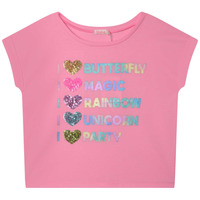 Textil Dívčí Trička s krátkým rukávem Billieblush U15B48-462 Růžová