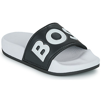 Boty Chlapecké pantofle BOSS J29326-09B-C Bílá / Černá