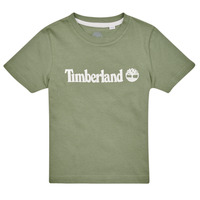 Textil Chlapecké Trička s krátkým rukávem Timberland T25T77 Khaki