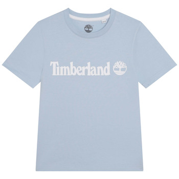 Textil Chlapecké Trička s krátkým rukávem Timberland T25T77 Modrá / Světlá