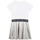 Textil Dívčí Krátké šaty MICHAEL Michael Kors R12161-M31-C Bílá / Stříbřitá