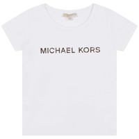Textil Dívčí Trička s krátkým rukávem MICHAEL Michael Kors R15164-10P-C Bílá