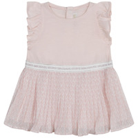 Textil Dívčí Krátké šaty MICHAEL Michael Kors R92107-45S-B Růžová