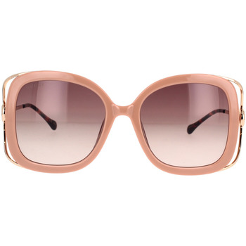 Hodinky & Bižuterie Ženy sluneční brýle Gucci Occhiali da Sole  GG1021S 003 Růžová
