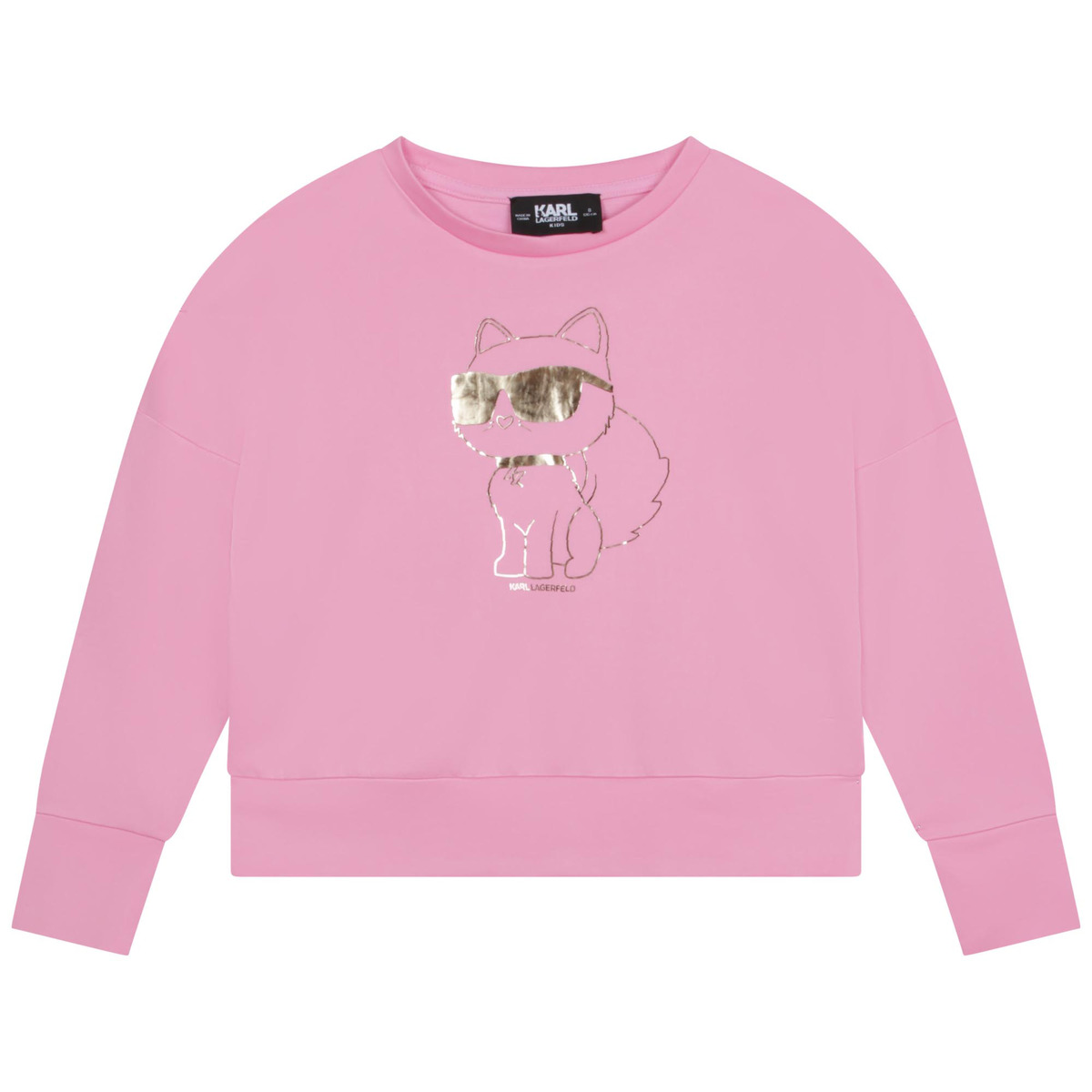 Textil Dívčí Mikiny Karl Lagerfeld Z15425-465-C Růžová