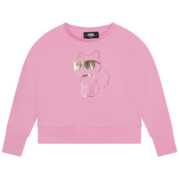 Textil Dívčí Mikiny Karl Lagerfeld Z15425-465-J Růžová